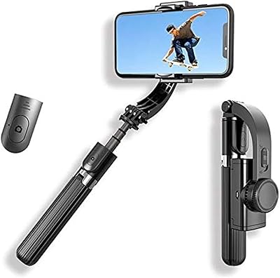 Mobile anti-Secous L08 mobile stabilizer, cardan stabilizer for 3 in 1 tripod with remote control for video shooting compatible with iOS and Android, black.. Shop from anywhere in Nigeria and receive your DIAYTAR purchases at affordable prices within a week.