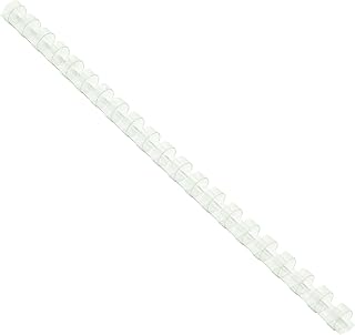 FIS FSBD12CL10 Plastic binding rings, 90 sheets, 12 mm, white.. DIAYTAR NIGERIA: Bringing quality products to your doorstep at prices that won't break the bank.