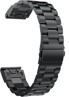 AED KGD 26 mm stainless steel watch strap for Garmin Fenix ​​5 5 mm, MK2I landing).. Shop with intention at DIAYTAR NIGERIA, offering thousands of products delivered nationwide in days.