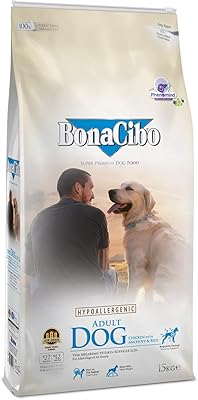 Bonasebo chicken with anchovies and rice for adult dogs, 15 kg.. Enjoy the simplicity of shopping with DIAYTAR NIGERIA, offering vast choices delivered in just 5-8 days.