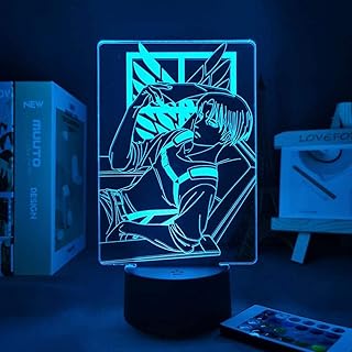 A gift for boys with a new designer of anime 2023, with the design of the giant attack anime Levi Ackerman Home Anime, Comic LED night light with USB port.. DIAYTAR NIGERIA connects you with what you need at prices you'll love, delivered within 8 days.