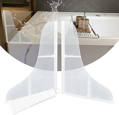Kendga silicone bathtub widdle, large transparent anti -flashy protection for bathtub - Waterproof 3 -layer design for bathroom floor protection - 2 rooms.. Discover why millions choose DIAYTAR for affordable online shopping with delivery in just 5-8 days.