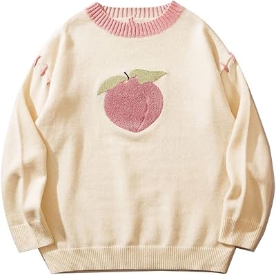 Fiveony loose hooded sweatshirt, Tricot-style Tricot Pull in Universitaire Fall-Hiver Peach (Color: Beige, Size: L).. Shop smart, shop DIAYTAR - Nigeria's most affordable e-commerce platform with nationwide delivery.
