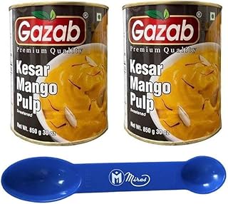 (Package of 2) Kesar Pulp of Superior Quality Kesar Sweet 850 g 30 Oz (Miras 2 in 1 dosser spoon included!).. DIAYTAR NIGERIA connects Nigerians with quality products at affordable prices, delivered in 5-8 days nationwide.