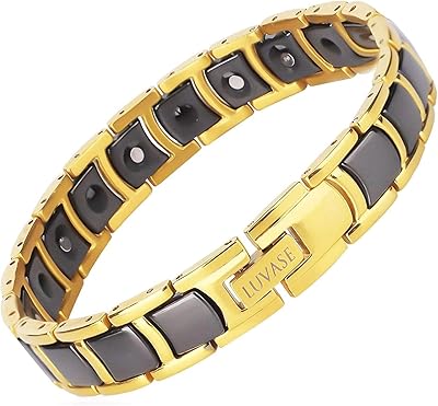 Magnetic bracelet for women and men, magnetic bracelet against arthritis for women/men, magnetic bracelet in solid titanium with luxury gift box, ceramic.. DIAYTAR NIGERIA brings the marketplace home to you with affordable prices and delivery in 5-8 days.