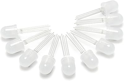 LED RGB distributor with four gikfun 10 mm pins for Arduino (10) EK1721 package.. Experience the ultimate in shopping convenience with DIAYTAR NIGERIA's vast catalog and 5-8 day delivery.