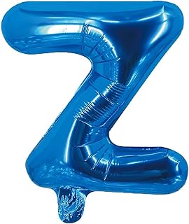 Party Time aluminum balloon with letter motif, 16 inch size, Z (blue).. Shop smarter with Nigeria's premier e-commerce platform, featuring affordable products delivered nationwide.