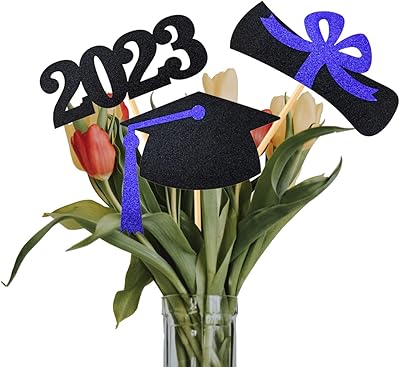 2023 graduation cake decorations with 2023 diploma delivery cap, diploma diploma diploma diploma 2023 - black and blue.. DIAYTAR NIGERIA: Bringing quality products to your doorstep at prices that won't break the bank.