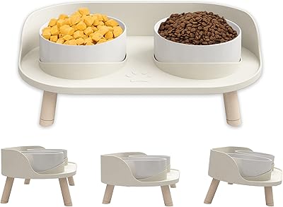 Ceramic raised bowls for dog and kittens anti-arrival cats.. DIAYTAR NIGERIA delivers value, variety, and convenience with our nationwide 5-8 day shipping.