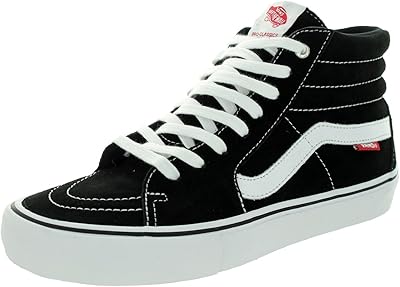Vans SK8-Hi Classic Sneakers for Unisex, Black/White/GM, 42.5 EU.. Experience the future of online shopping with DIAYTAR NIGERIA's extensive product range and competitive pricing.
