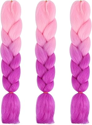 Giant braided hair extensions Osladi Kanekalon, twisted synthetic hair, multicolored, 3 pieces - 57x8 cm.. Shop across categories at DIAYTAR NIGERIA and enjoy budget-friendly nationwide shipping in 5-8 days.