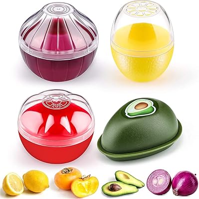 BPA -free silicone -free fruits and vegetable containers, conservation containers for avocado, lemon, tomato, onion, 4 rooms.. Your complete e-commerce destination, DIAYTAR NIGERIA combines variety with budget-friendly nationwide shipping.