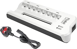 DMK Power 8 Slot AA/AAA NIMH/Ni-CD CHABLE DMK POWER WITH CABLE UK 1.5 and 2 USB ports for mobile phones, tablets, etc.,.. Skip the traffic, shop online — DIAYTAR Nigeria brings it to you.