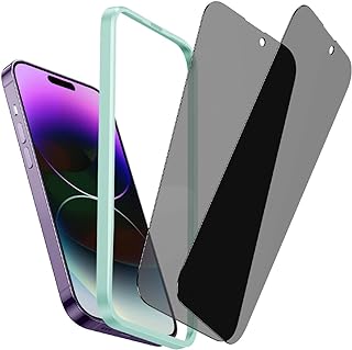 Ugreen batch of 2 special screen protectors for iPhone 14 pro max 6.7 inch with easy to install alignment frame, without bubbles, transparent HD tempered glass, anti-scratch, anti-espion protector, fussy anti-improints.. Shop from our extensive catalog at DIAYTAR NIGERIA and enjoy doorstep delivery in just 5-8 days.