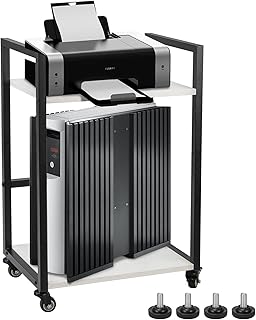 Improved printer support yeria computer tower support carriage at 2 levels under the desktop.. DIAYTAR NIGERIA makes quality accessible to all with our affordable prices and quick delivery service.