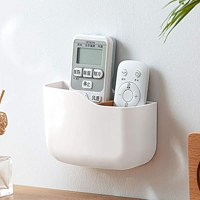 Remote control support, TV bedside organizer for bedroom living room (white).. Experience the ease of digital shopping with DIAYTAR NIGERIA's affordable and diverse marketplace.