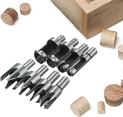 Yakamoz 8 pieces HSS Wood Forests of the Conical Griffe 5/8 inch 1/2 inch 3/8 inch 1/4 inch.. Affordable choices, delivered fast — that's the DIAYTAR Nigeria promise.
