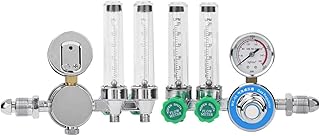 Argon gas regulator, 52 mm/2 "flow meter regulator for the measurement of gas flow, reliable inspection of the temperature of industrial supplies.. Unlock a world of affordable products with DIAYTAR NIGERIA's expansive e-commerce platform.