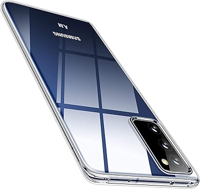 Transparent protective shell for Samsung Galaxy S20 Fe | Anti-scratch and finger anti-traces | With slightly raised edges for 360 -degree protection against falls.. The smarter way to shop online in Nigeria is through DIAYTAR Nigeria.