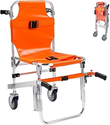Aluminum Extendable Folding Evacuation Chair + 3 Adjustable straps with quick clearance loop for the transport of patients on the ambulance of the firefighters.. Discover the joy of choice with DIAYTAR NIGERIA's extensive selection and budget-friendly shipping.