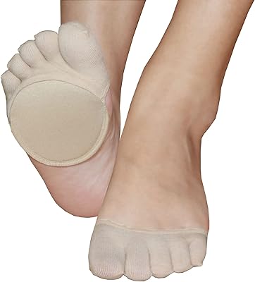 Toe socks for women, socks in the forefoot with sleeves to relieve pain for high heeled shoes and sports sandals, beige/pair closure, one size.. Nigeria's most loved e-commerce platform delivers affordable shopping solutions to your doorstep.