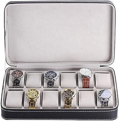 Watch storage box for men and women portable travel box luxury leather case.. Experience the simplicity of DIAYTAR NIGERIA's extensive marketplace with delivery within 8 days.