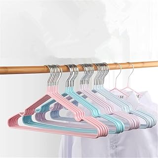 Cute portable clothing hanger for children and adults, non -slip hook to hang costumes, coats, clothes, outdoor drying, plastic hanger - 20 pieces.. DIAYTAR NIGERIA: Where shopping is a pleasure with affordable prices and reliable delivery service.