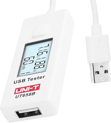 Royal Apex Uni-T UT658B USB LCD Digital current Voltmeter Current to dial in U load of load capacity DC3 ~ 9V 0 ~ 3.5a.. Everything you need is on DIAYTAR Nigeria — just a click away.