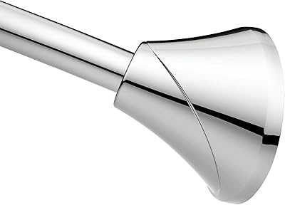 Simple curved shower curtain rod adjustable 5 -foot csr2172ch - chrome.. Why wait? Get your order in 5–8 days with DIAYTAR Nigeria.