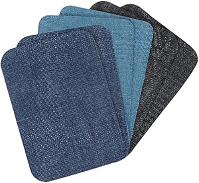 Denim ironing patch repair kit, Denim cotton cotton repair kit 12 pieces for clothes, jeans and jackets, 5 x 3.75 inches.. DIAYTAR NIGERIA brings the marketplace to every Nigerian home with affordable prices and quick delivery.