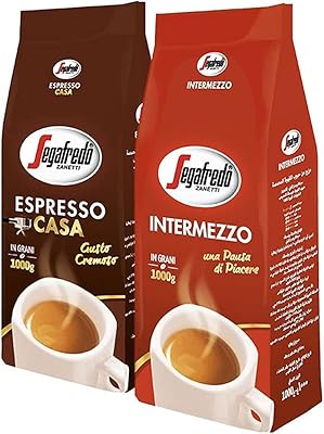 Segafredo Pack of 2 House Espresso 1kg & Napolitan Classic Café en grains.. DIAYTAR NIGERIA delivers more than expected with our extensive catalog and 5-8 day delivery service.