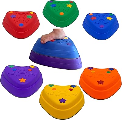 Stacked equilibrium table blocks for children - River stones for children, balance beams for toddlers - Children's balance toys - Children's obstacle courses - Children's balance beam.. DIAYTAR NIGERIA revolutionizes e-commerce with our affordable prices and dependable delivery timeframes.