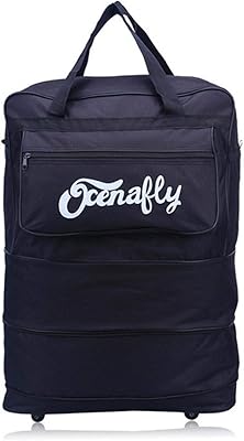 Light foldable and large capacity roller bag, modern transport bag in two ways, black color, capacity 55 liters, black.. Enjoy effortless shopping and speedy delivery with DIAYTAR Nigeria.