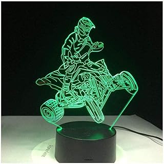 3D 3D sports race night light, 7 colors, 16 colors, USB LED night light, Christmas, Christmas.. Big savings, small wait times — shop now at DIAYTAR Nigeria.