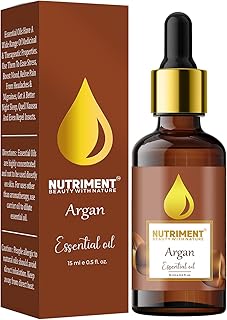 Organic nutrient argan essential oil & natural bright skin and brilliant healthy hair without mineral oil without sulfate without paraben 15 ml of essential oil (pack of 1).. Your favorite brands are just a click away on DIAYTAR Nigeria.