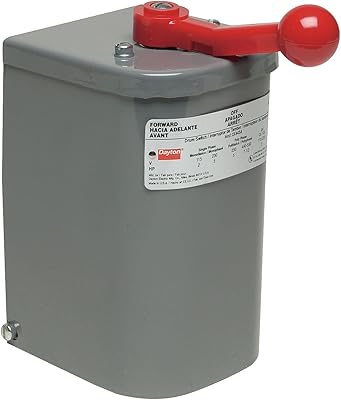 Dayton 2x443 Plastic, drum switch, inverse, Nema 1, 3 poles, 230 VDC, 460 Vac, maintained.. Your go-to destination for affordable online shopping, DIAYTAR NIGERIA delivers in under 8 days.