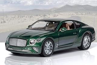 Bentley car model molded under 1:24 ladder pressure with sound and light, zinc alloy toy, children's gift boys and girls (green).. You deserve better shopping — choose DIAYTAR Nigeria today.
