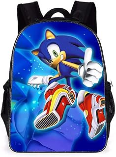 Sonic the hedgehog backpacks for children's backgrounds on Sonic School School Bag Printed in 3D for boys and girls, blue, 30 * 15 * 40 cm.. Discover the joy of choice with DIAYTAR NIGERIA's extensive selection and budget-friendly shipping.