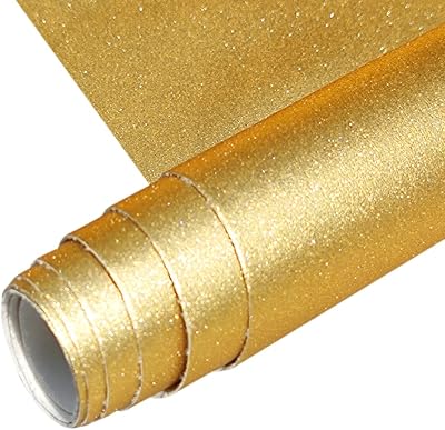 12 x 53 inches, brilliant golden imitation leather fabric of color for furnishings, handbags, wallets and jewelry manufacturing.. DIAYTAR NIGERIA: Where shopping is affordable, selection is vast, and delivery is always reliable.