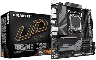 Motherboard Gigabyte B650M DS3H Micro Atx (AM5)-Supports AMD Ryzen Processors 7000, DDR5-6400 (OC), 1x PCI-E 4.0 X16, LAN 2.5G, 2X M.2 4G and USB-C.. Quick delivery. Quality products. Great deals. That’s DIAYTAR Nigeria.