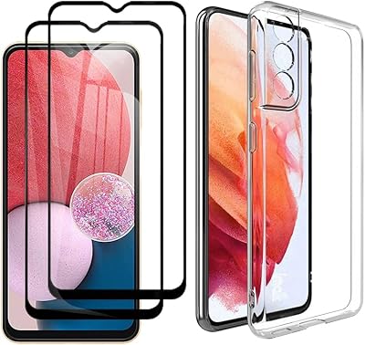Lukione Galaxy A13 screen protective shell compatible with Samsung LTE 4G Verre glass protector.. DIAYTAR NIGERIA: Where shopping is easy, prices are low, and delivery is just days away.