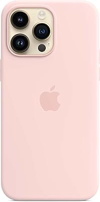 Apple silicone shell for iPhone 14 pro max with Magsafe - Craie pink color.. Discover why DIAYTAR NIGERIA is the smart shopper's choice for affordable products delivered nationwide.