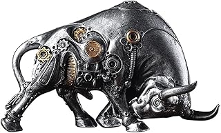 Mechanical Taurus Statue Decoration in Resin with creative design for living room.. Get your essentials without leaving home — thanks to DIAYTAR Nigeria.