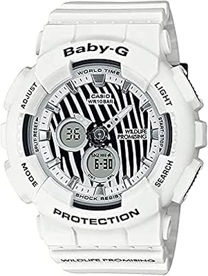Baby G analog-numeric watch for women with black dial and resin bracelet.. DIAYTAR NIGERIA: Connecting Nigerians with their needs through affordable prices and 5-8 day shipping.