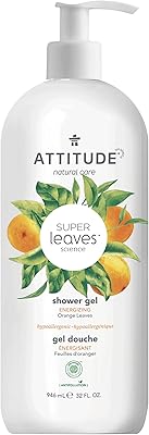 Cleaner for the body attitude, EWG certified, botanical and mineral ingredients, vegan bath soap and without cruelty towards animals, orange leaves, 90 ml.. DIAYTAR NIGERIA: Where quality meets affordability, with thousands of products delivered in less than 8 days.