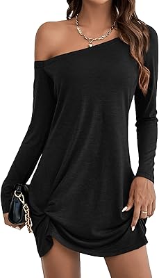 Asymmetrical dress with bare shoulders for women with ruffled hem and long sleeves, short dress relaxed in Georgette.. DIAYTAR NIGERIA delivers value, variety, and convenience with our nationwide 5-8 day shipping.
