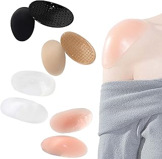 4 pairs of flexible adhesive adhesive shoulders in non -slip silicone for women (black, navy blue, transparent, transparent), several colors, 4.. DIAYTAR NIGERIA: Empowering Nigerians with access to affordable products delivered within 8 days.