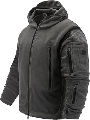Tactical Bombardier Tactical Visica jacket, Military Sweet Hooded Military jacket, relaxed thermal military clothing for men (Color: Gray, Size: XL).. DIAYTAR NIGERIA connects your desires with reality through our affordable e-commerce platform and quick delivery.