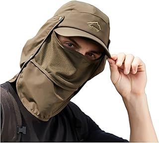 Honbolo Multifunction Hat Sun protection for men, summer drying summer hat, men's baseball cap, 3D cutting technology, waterproof ponytail hole.. Your shopping dreams realized through DIAYTAR NIGERIA's affordable platform with reliable delivery times.