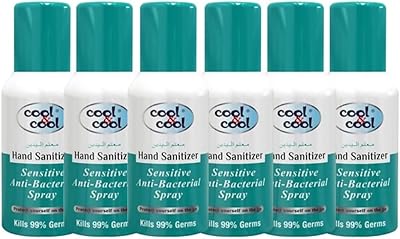 Disinfectant spray for cool & cool sensitive hands (H1210), 120 ml, pack of 6.. Shop from anywhere in Nigeria and receive your DIAYTAR purchases at affordable prices within a week.